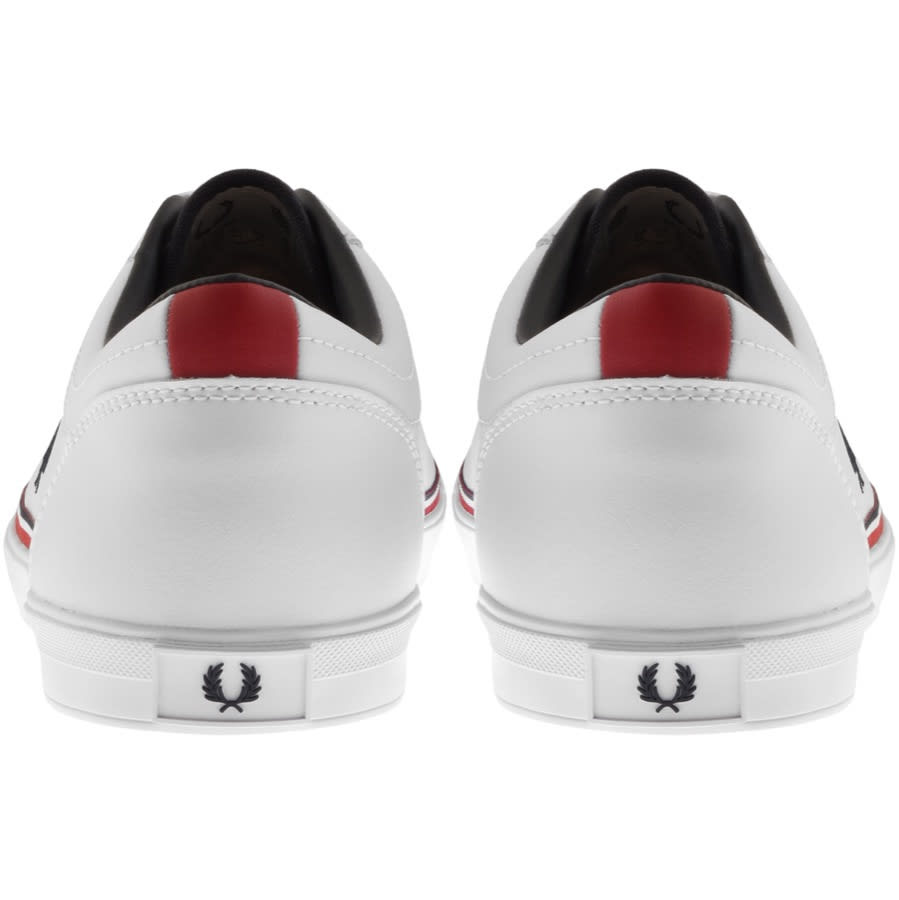 Alternative Image for ProductFred Perry Baseline Leather Trainers White2